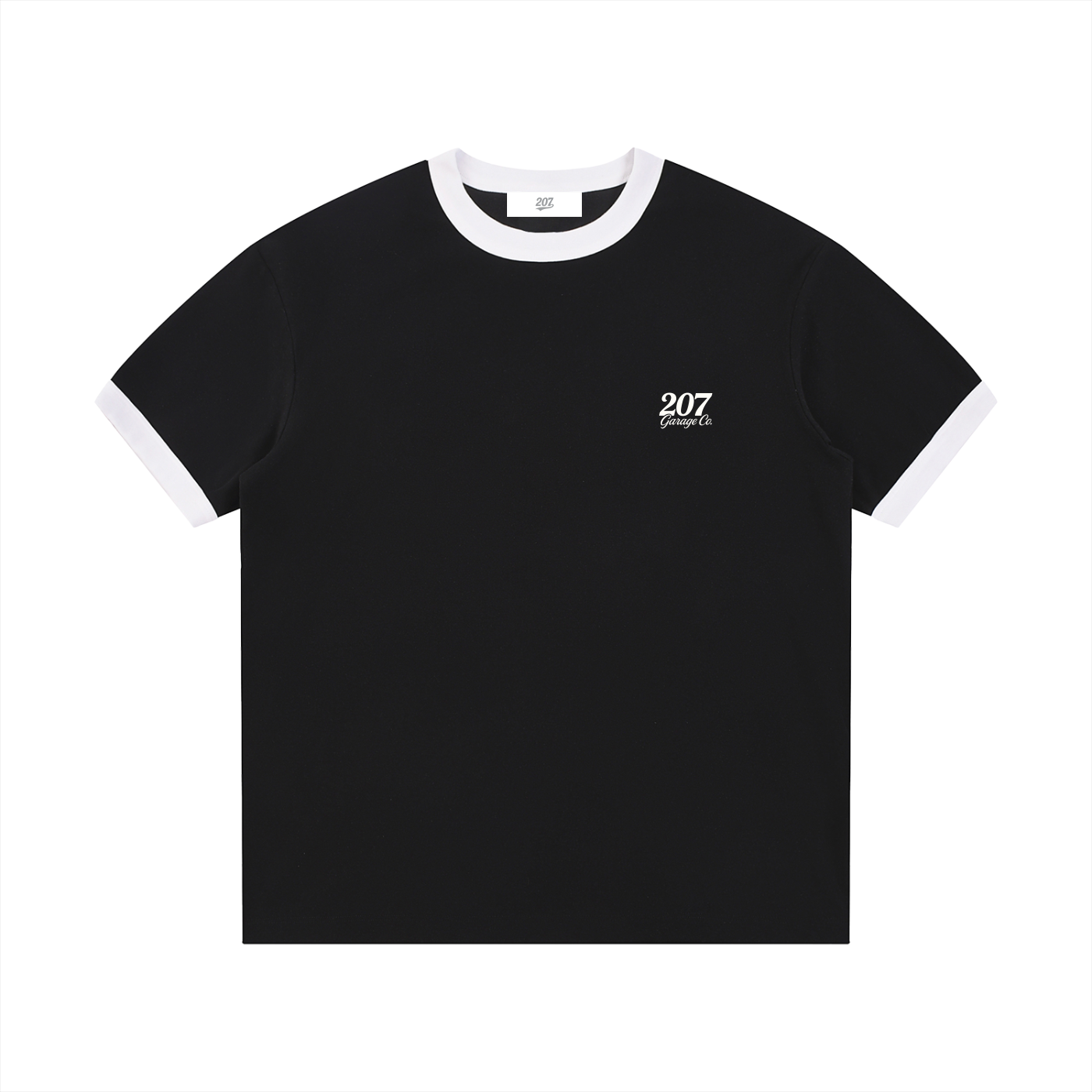 GOOD THINGS - Contrast Edge Ribbed Crewneck T-Shirt