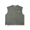 MIAMI - Distressed Grommet Eyelet Tank Top