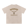 BACKROADS - Snow Washed Oversized Cotton T-Shirt