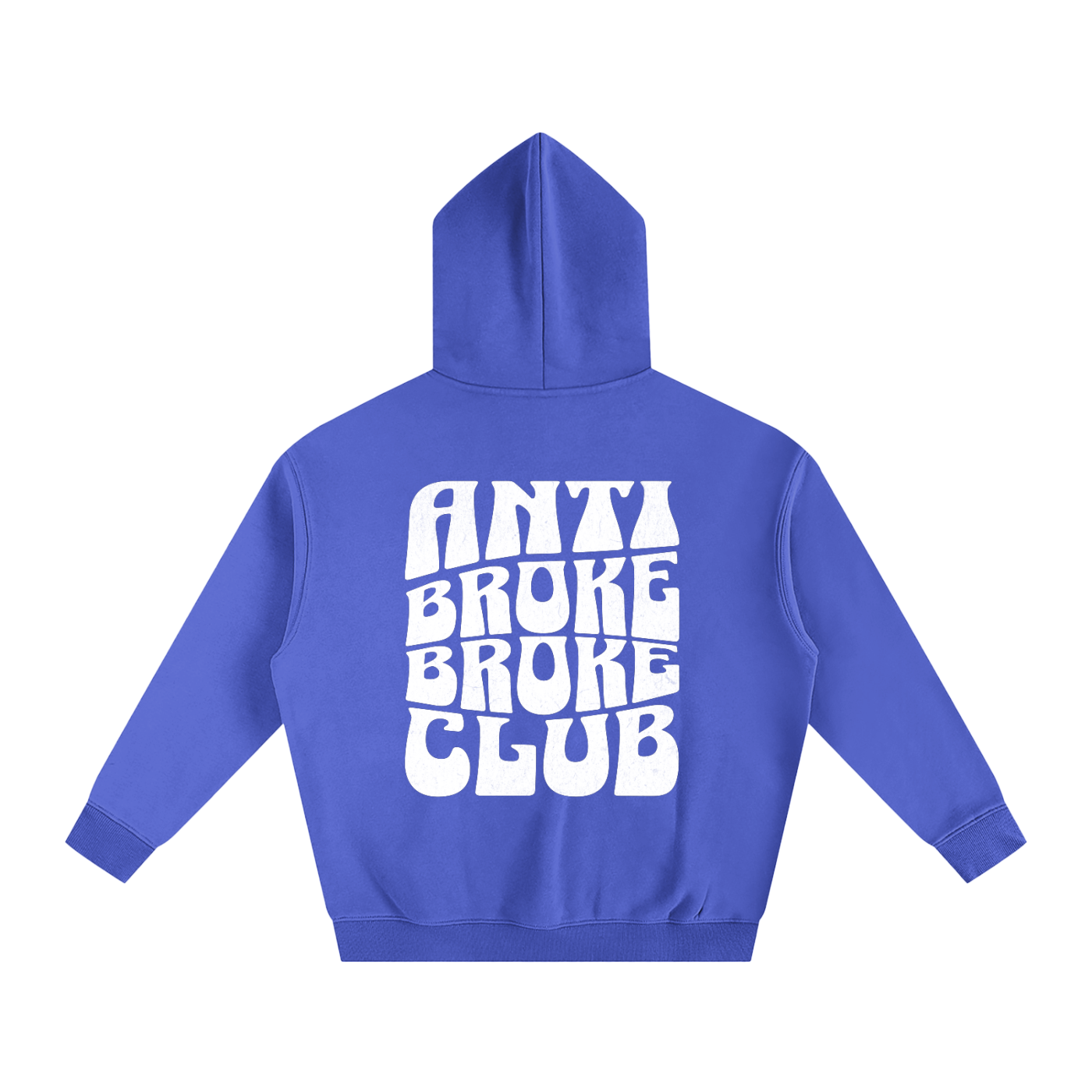 ANTI-BROKE - Oversize Fleeced Hoodie