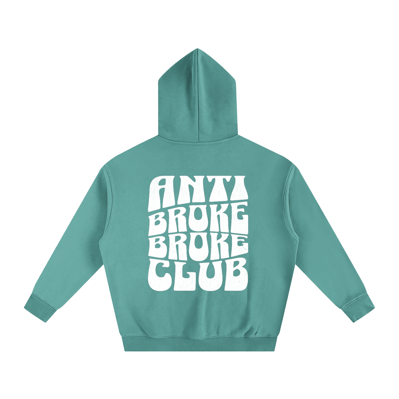 ANTI-BROKE - Oversize Fleeced Hoodie