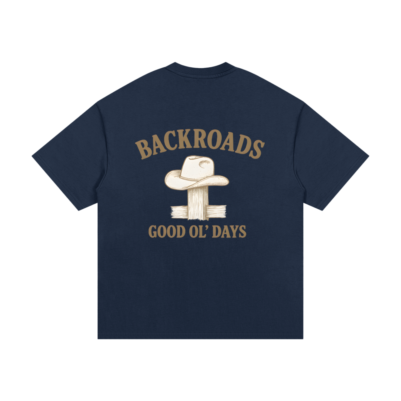 BACKROADS - Essential Heavyweight Cotton T-Shirt