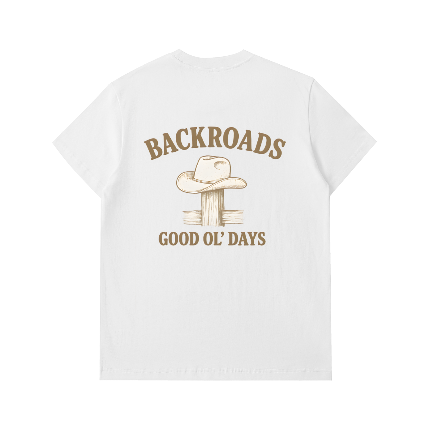 BACKROADS - Essential Heavyweight Cotton T-Shirt