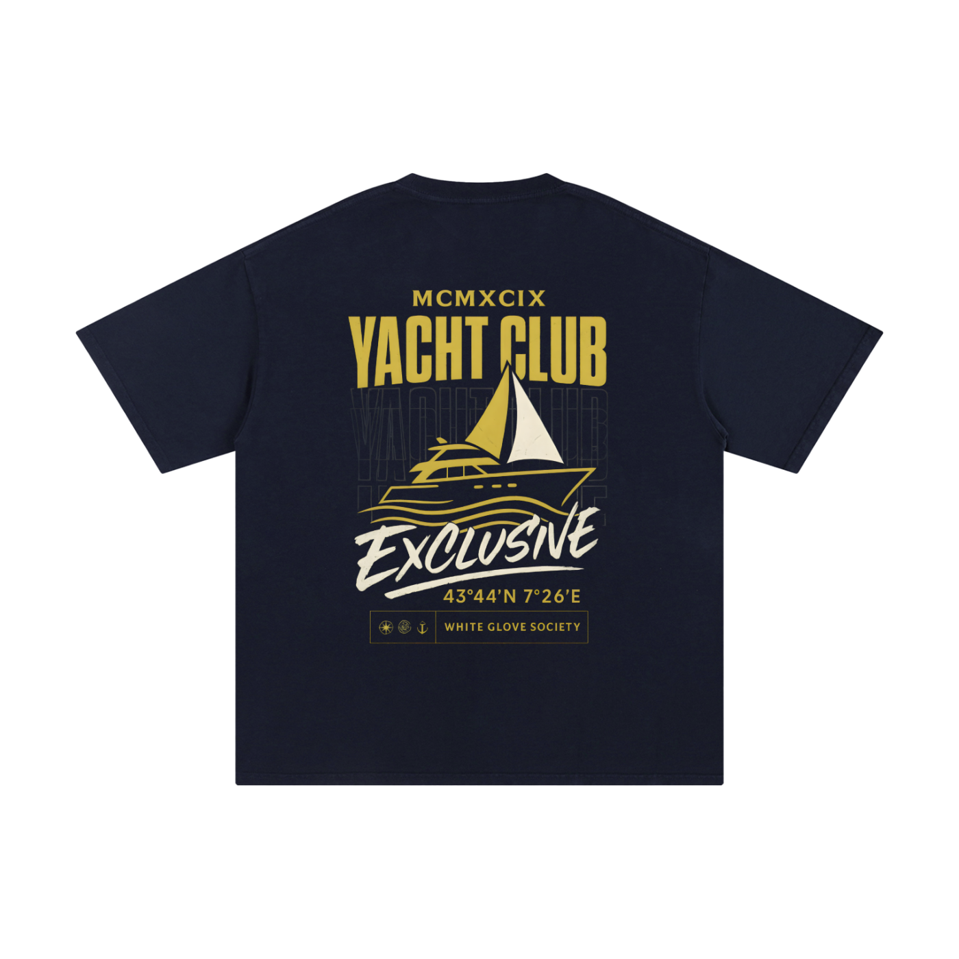 YACHT CLUB - Unisex Pure Cotton T-Shirt