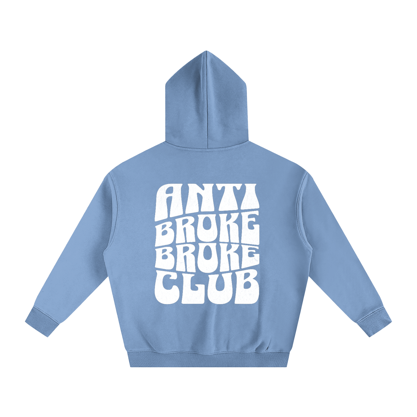 ANTI-BROKE - Oversize Fleeced Hoodie