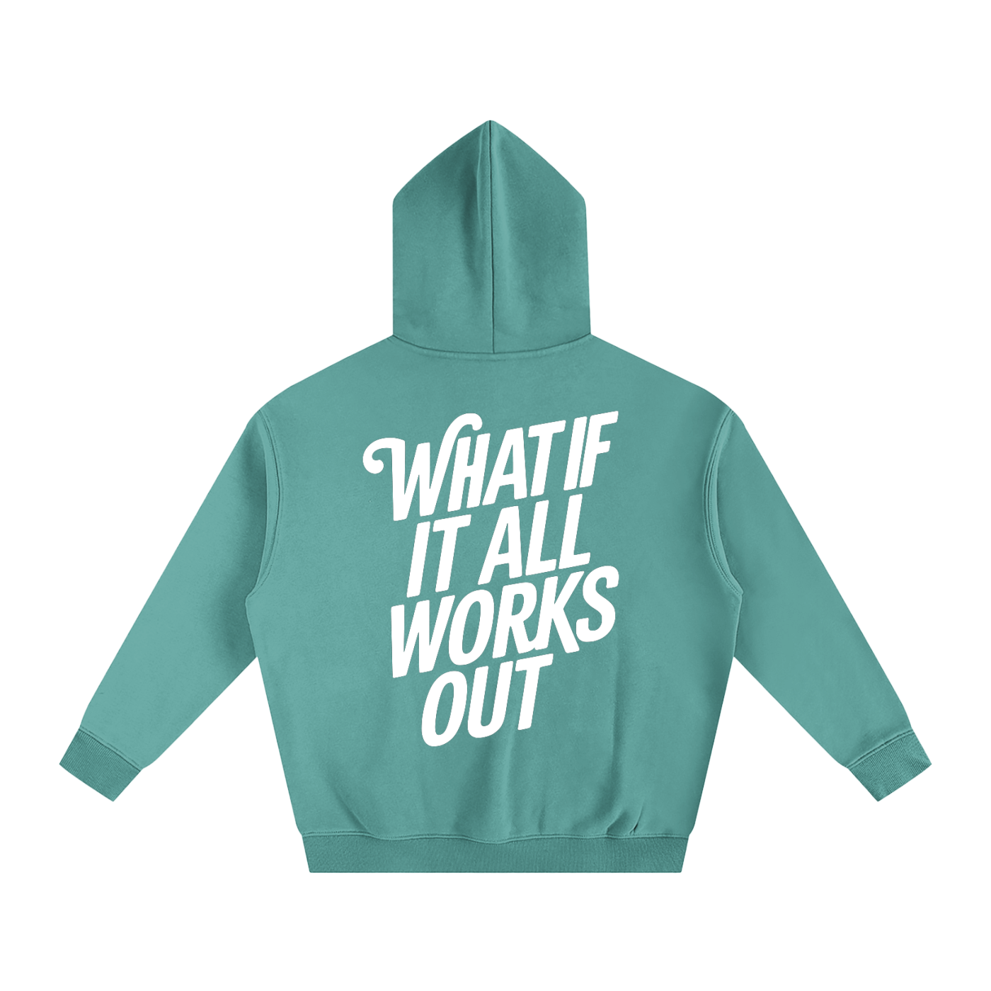 WHAT IF - Oversize Fleeced Hoodie