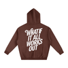 WHAT IF - Oversize Fleeced Hoodie