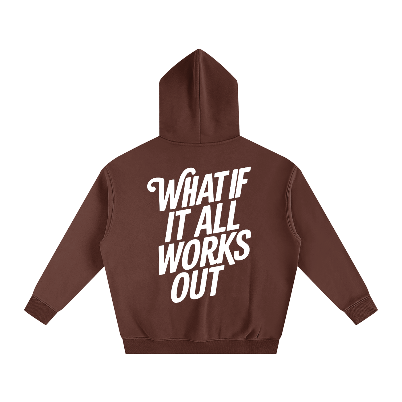 WHAT IF - Oversize Fleeced Hoodie