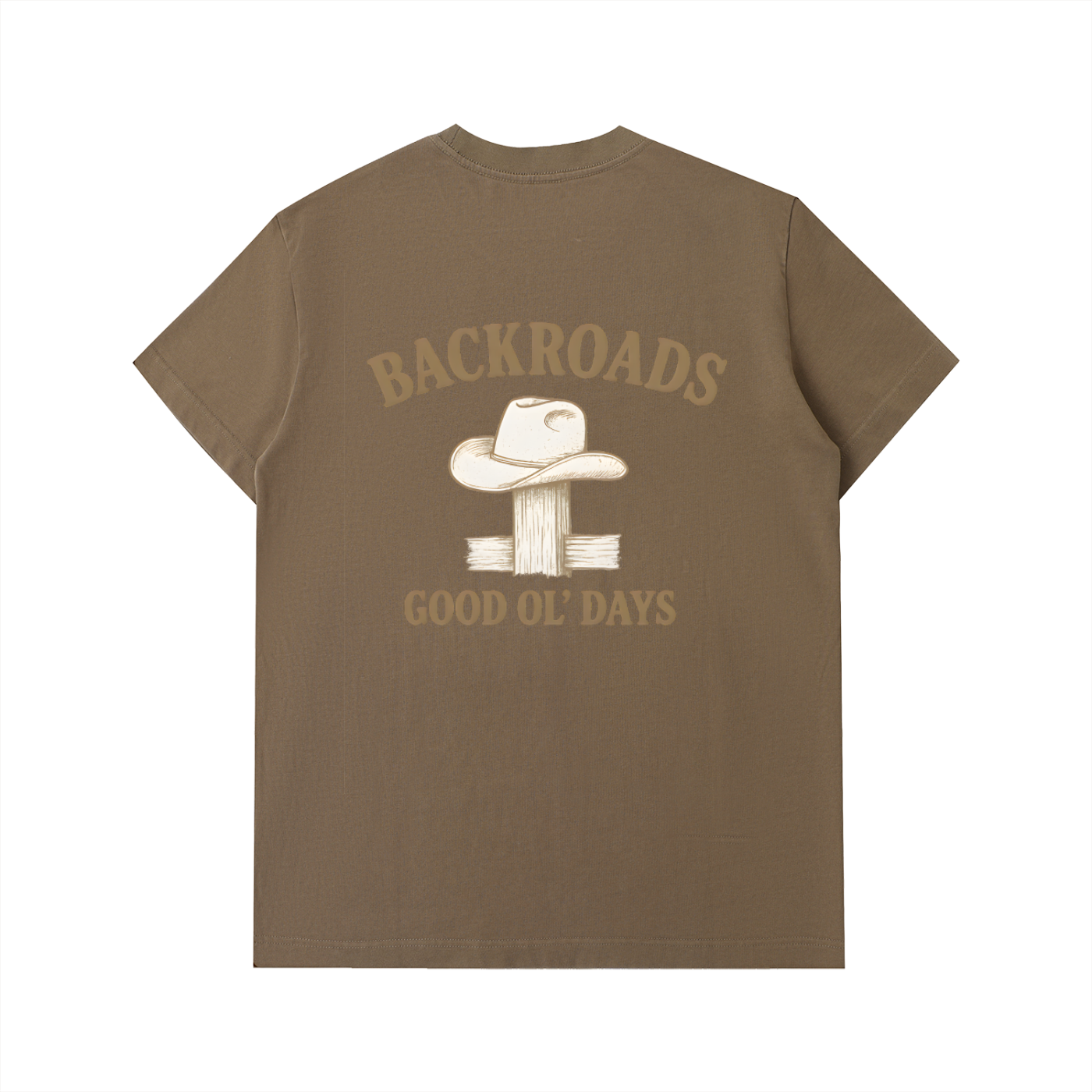 BACKROADS - Essential Heavyweight Cotton T-Shirt