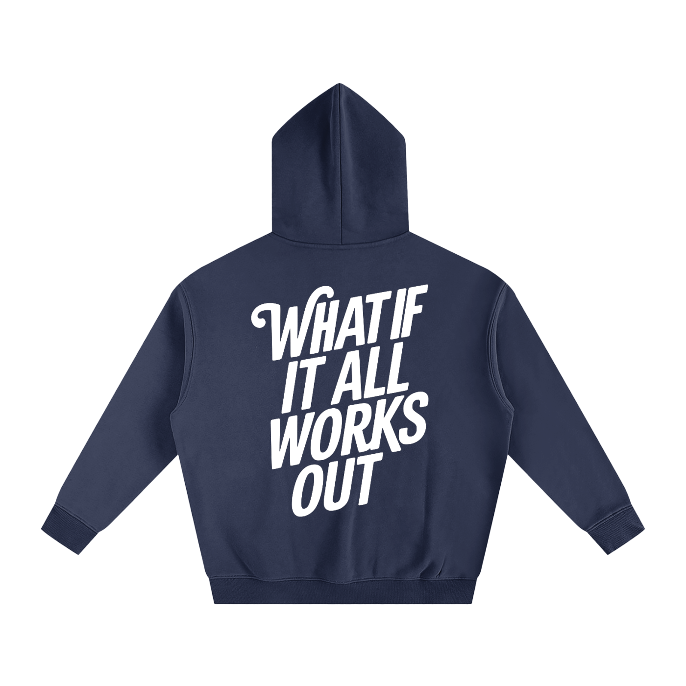 WHAT IF - Oversize Fleeced Hoodie