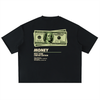 MONEY - Washed Rolled Hem Half Sleeve T-Shirt