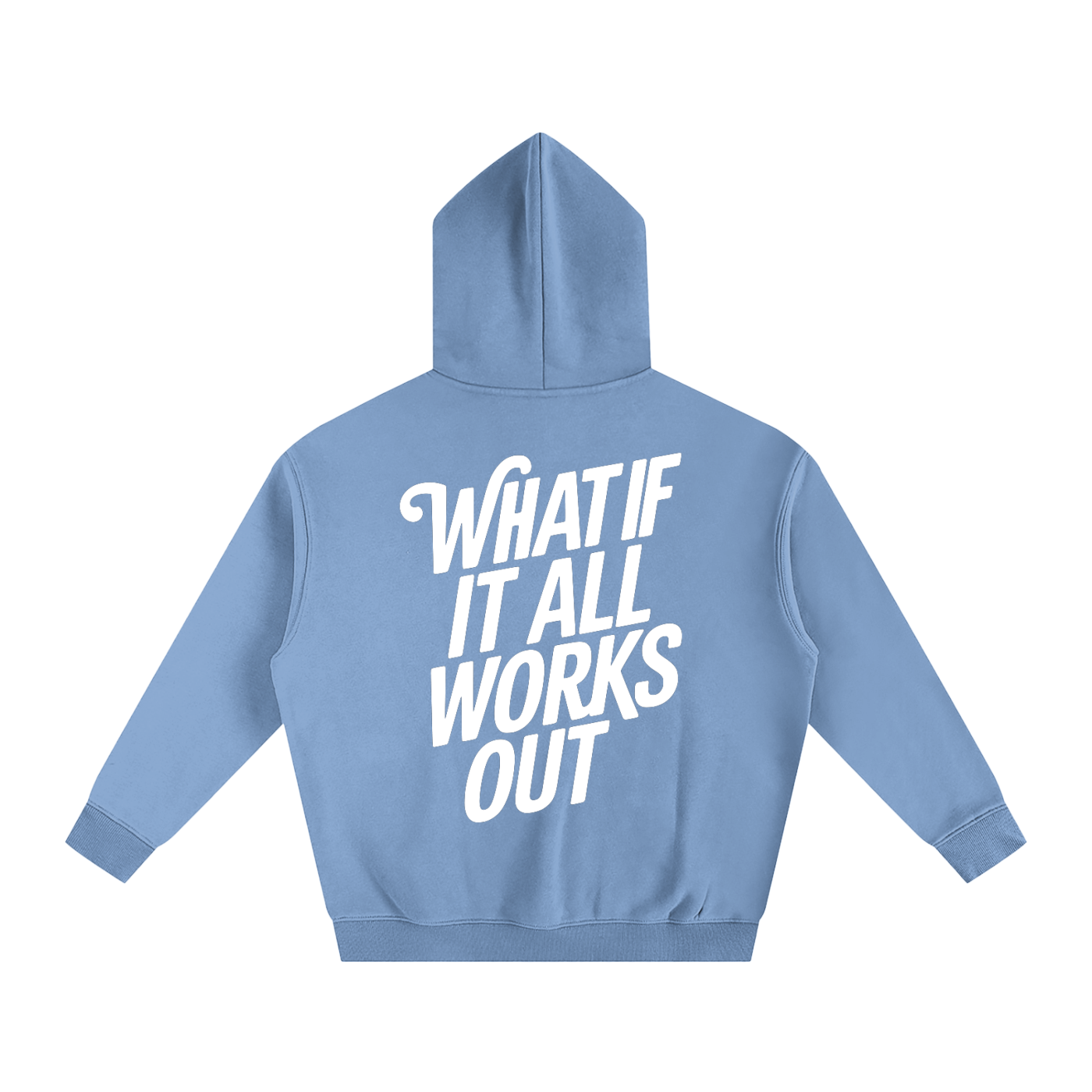 WHAT IF - Oversize Fleeced Hoodie