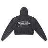GOOD THINGS - Snow Washed Cropped Hoodie