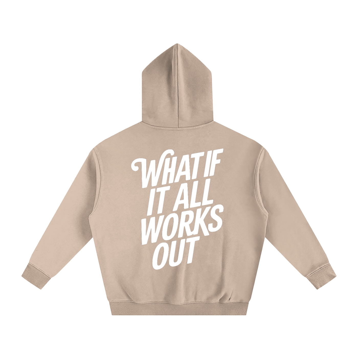 WHAT IF - Oversize Fleeced Hoodie