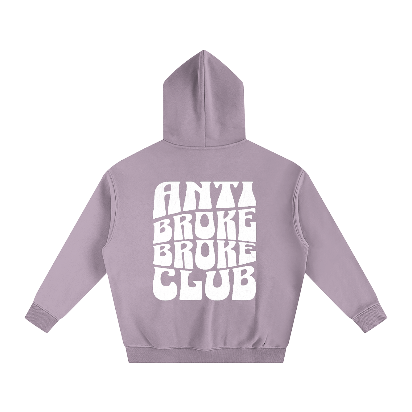 ANTI-BROKE - Oversize Fleeced Hoodie